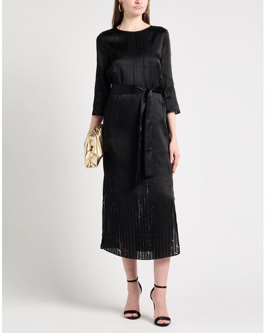 ARMANI EXCHANGE Black Maxi Dress