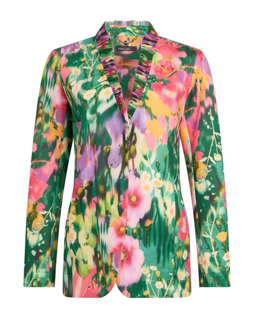 Marc Cain Green Jacket Polyester, Elastane