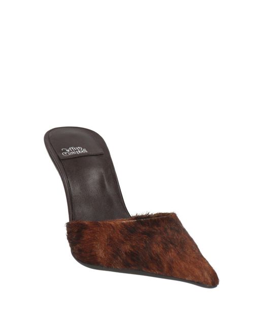 Jeffrey Campbell Brown Mules & Clogs