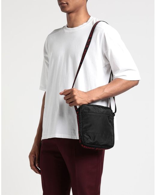 Armani Exchange Black Cross-body Bag for men