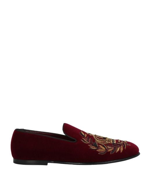 Dolce & Gabbana Red Loafer for men