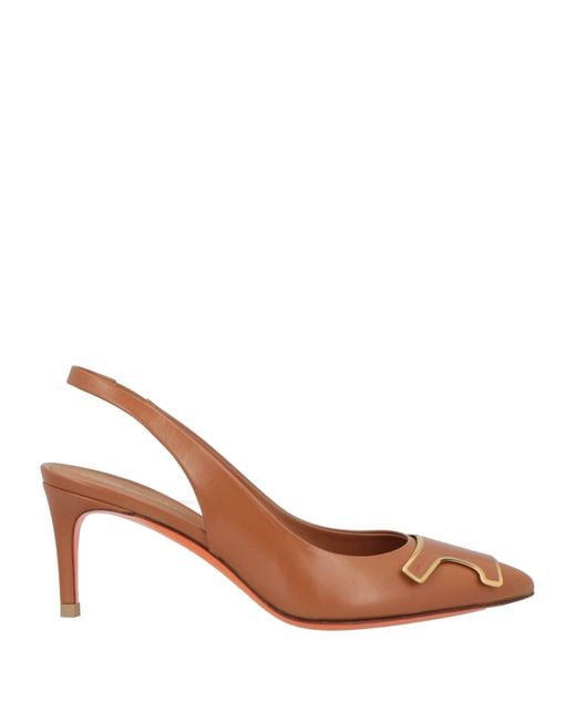 Santoni Brown Pumps
