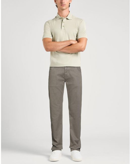 Jacob Cohen Gray Pants for men