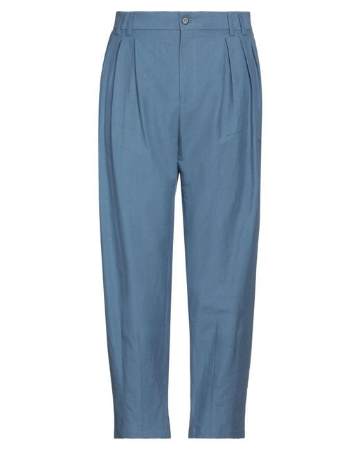 Dolce & Gabbana Blue Pants for men