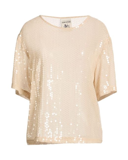 Semicouture Natural Tops