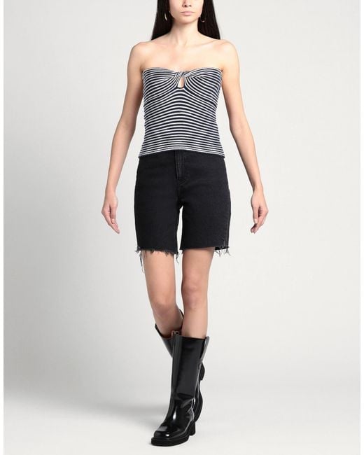Zadig & Voltaire Black Midnight Top Wool, Viscose