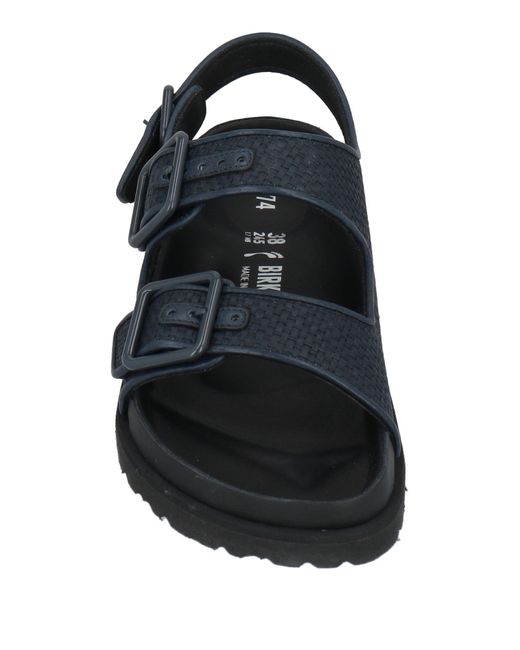 1774 BIRKENSTOCK Black Midnight Sandals Cotton, Polyester, Polyamide, Elastane