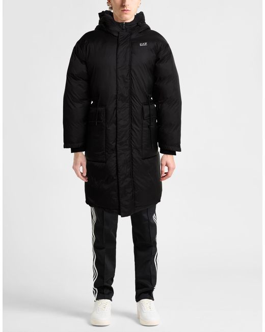 EA7 Black Puffer for men