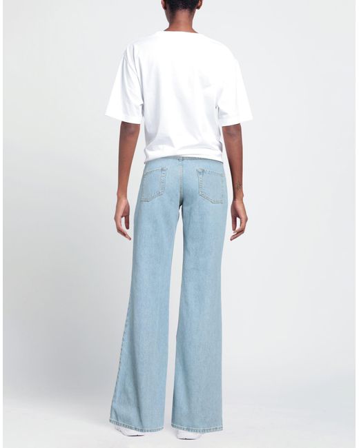Pantalon en jean Magda Butrym en coloris Blue