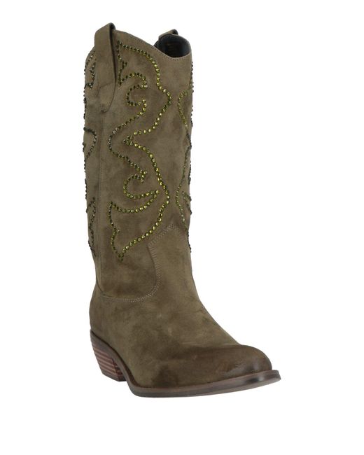 Tosca Blu Green Ankle Boots