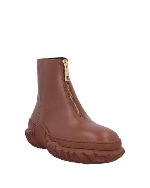 Marni Brown Ankle Boots
