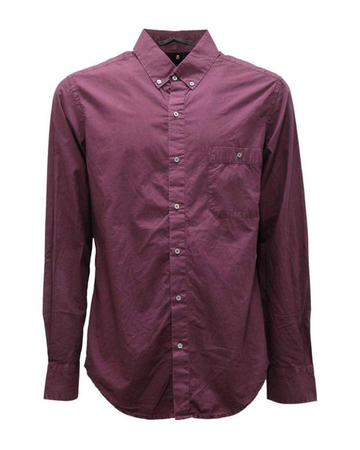 Camicia di Dondup in Purple da Uomo