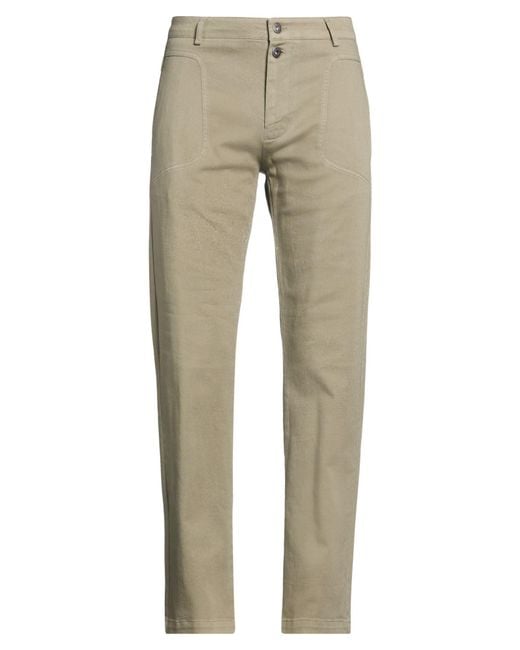 Bikkembergs Natural Pants Cotton, Elastic Fibres for men