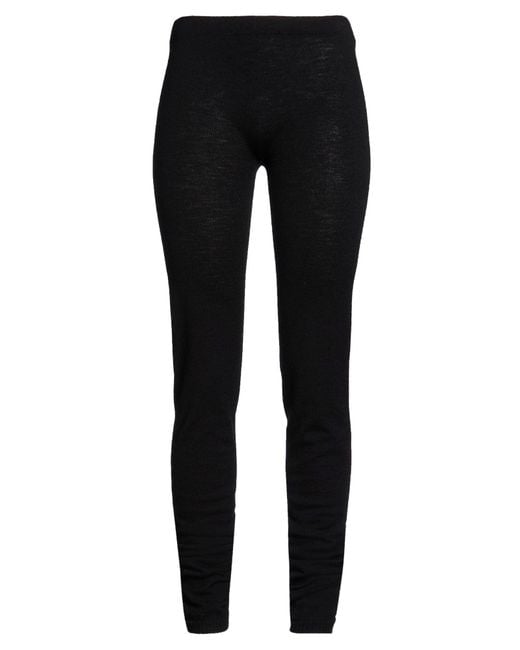 Roberto Collina Black Pants Merino Wool