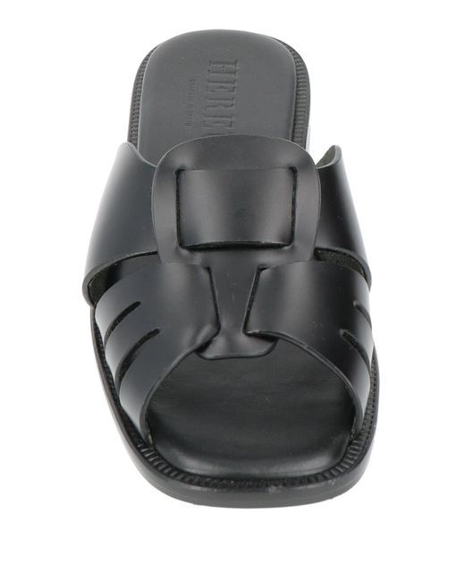 Hereu Black Sandals Leather