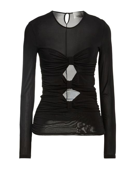 Isabel Marant Black Top Viscose, Elastane