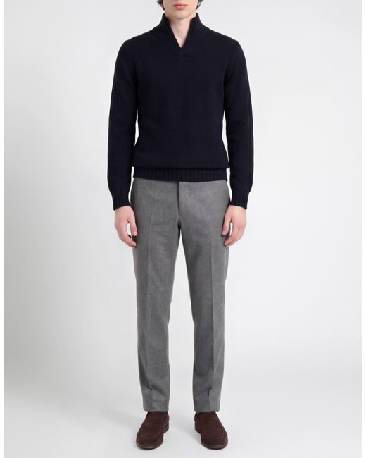 FILIPPO DE LAURENTIIS Blue Midnight Sweater Merino Wool for men