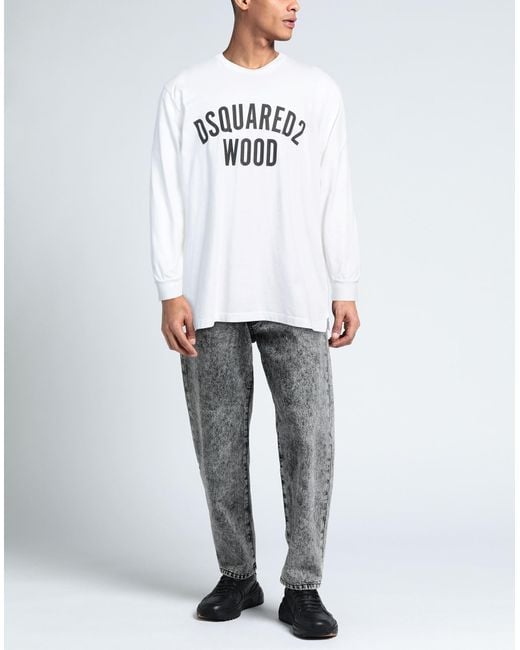 DSquared² White T-Shirt Cotton for men