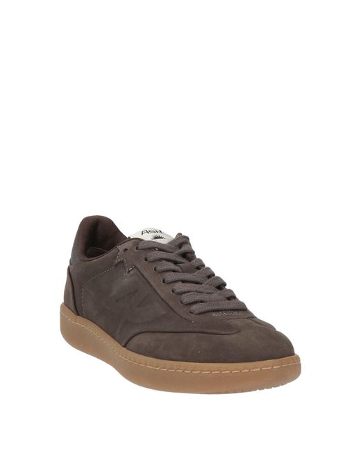 Ash Brown Sneakers Leather