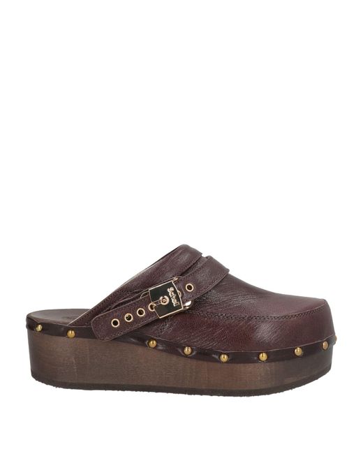 Scholl Brown Mules & Clogs
