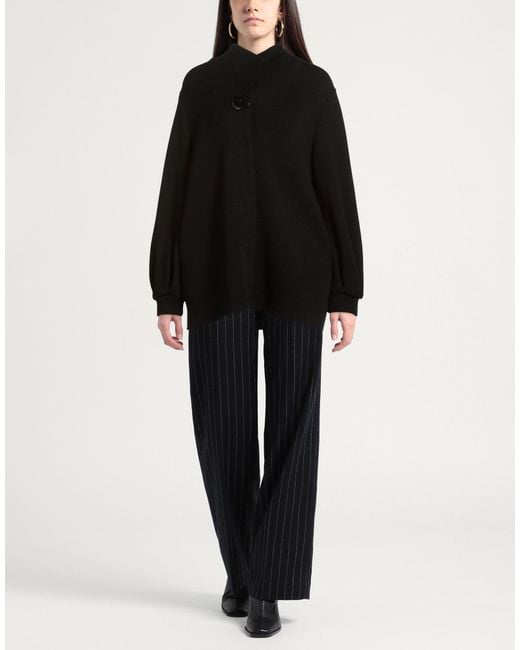 Charlott Black Coat Wool