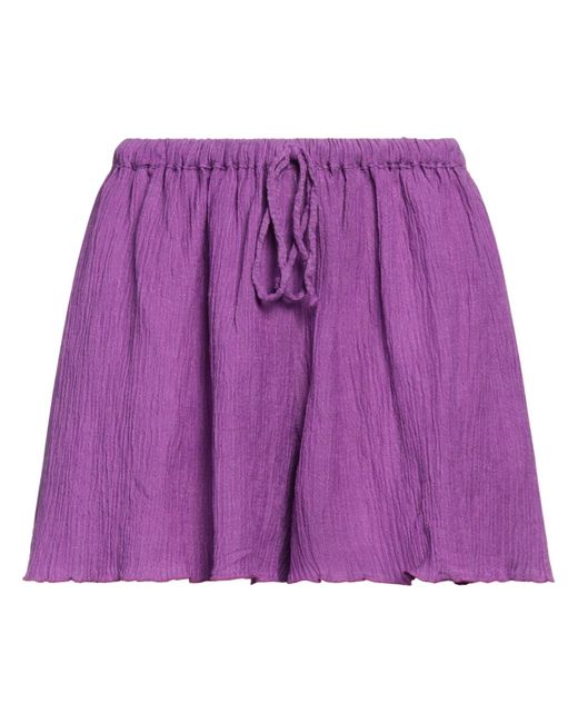 Faithfull The Brand Purple Shorts & Bermuda Shorts