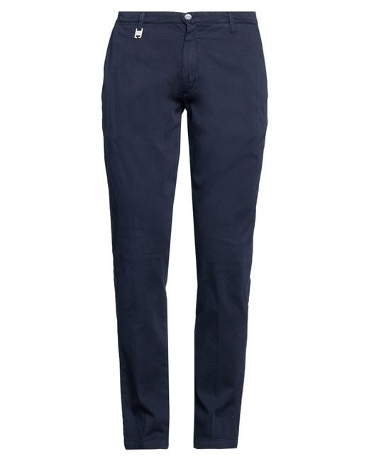 Barbati Blue Pants Cotton, Elastane for men