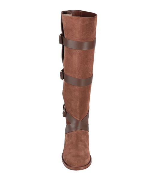 Casadei Brown Boot Leather