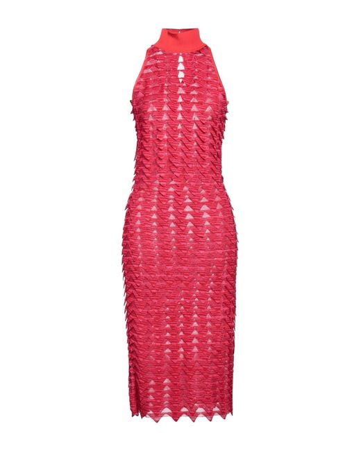 Missoni Red Midi-Kleid