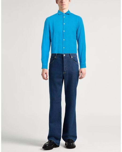 Peuterey Blue Shirts for men