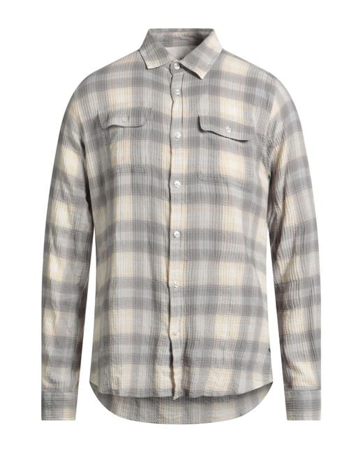 Camisa Barbour de hombre de color Gray
