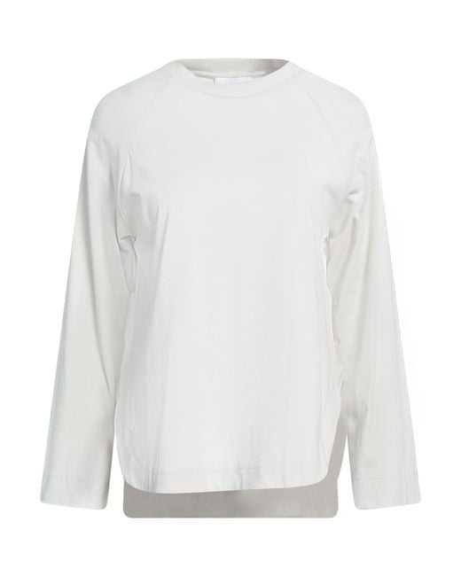 Alpha Studio White T-Shirt Cotton, Elastane