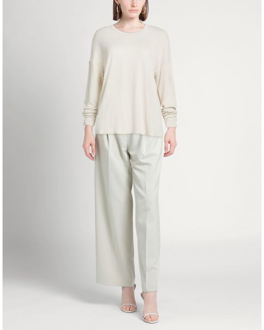 Purotatto White Sweater Viscose, Modal, Wool