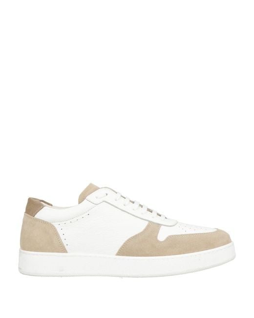 Barba Napoli White Sneakers Leather for men