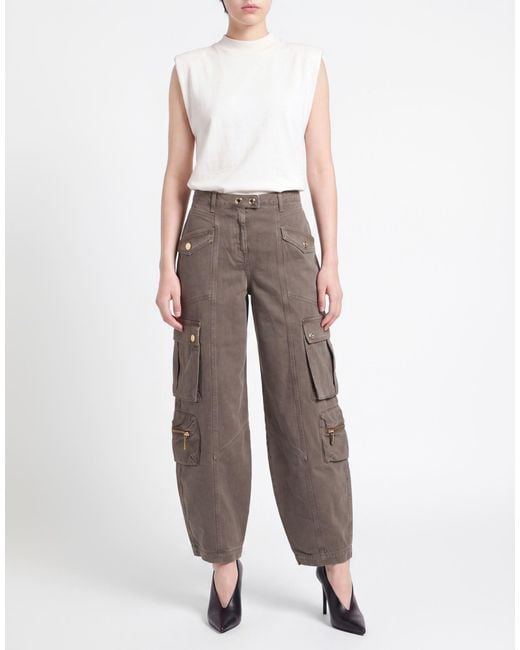 Elisabetta Franchi Gray Taupe Jeans Cotton