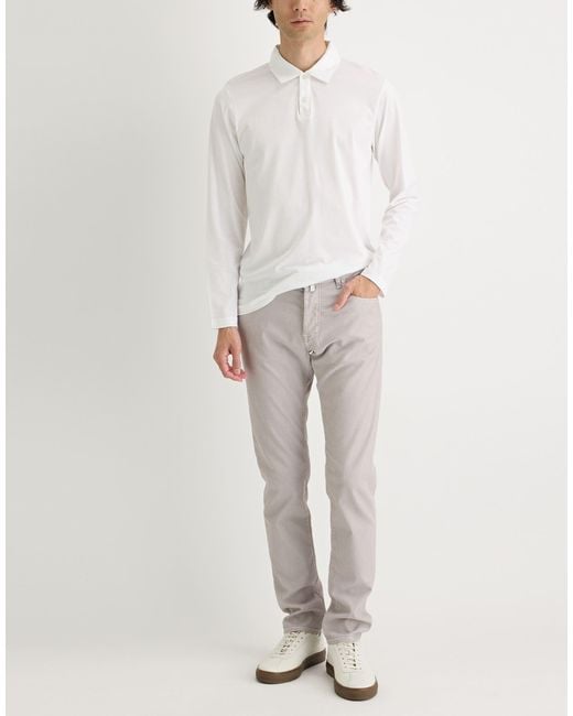 Jacob Cohen Gray Pants Cotton, Elastane for men
