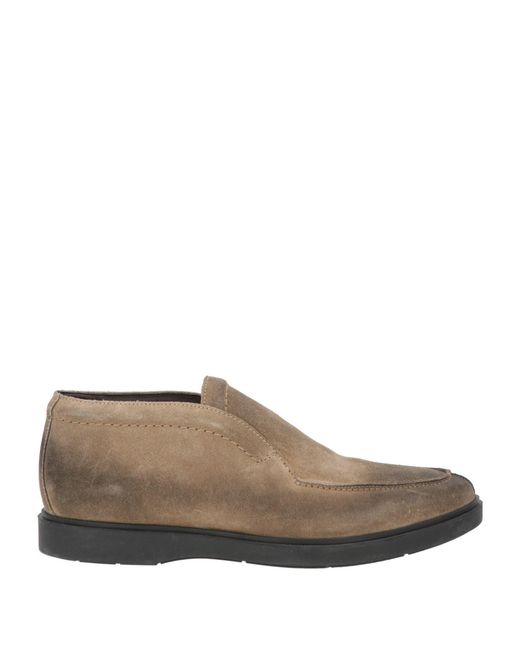 Tagliatore Brown Ankle Boots Leather for men
