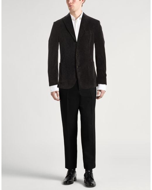Drumohr Black Blazer Cotton for men