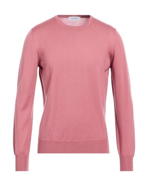 Pullover Gran Sasso de hombre de color Pink