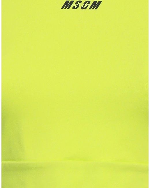 MSGM Yellow T-shirt