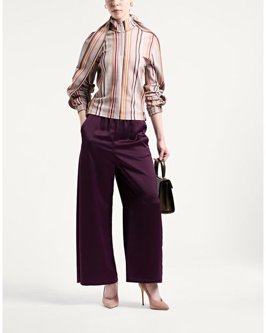 MAX&Co. Purple Acrux Plum Pants Polyester
