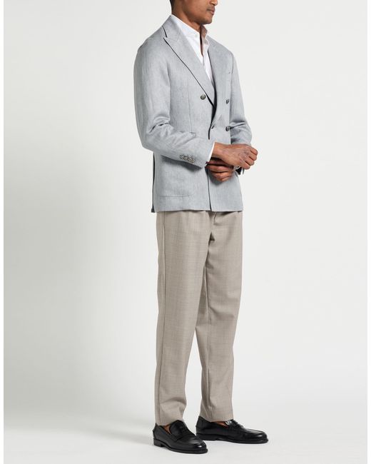 Brunello Cucinelli Gray Blazer for men