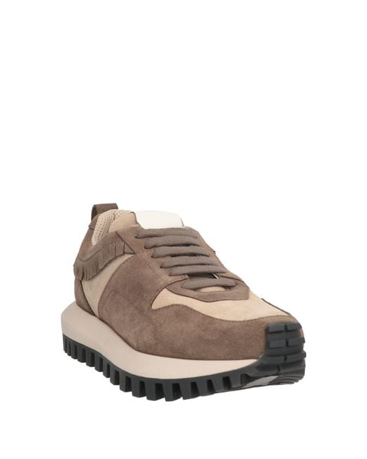 Emporio Armani Brown Sneakers for men