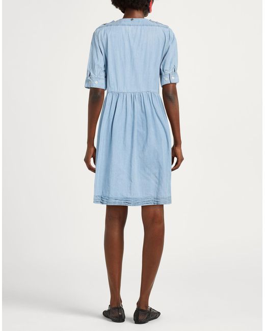 Replay Blue Mini-Kleid