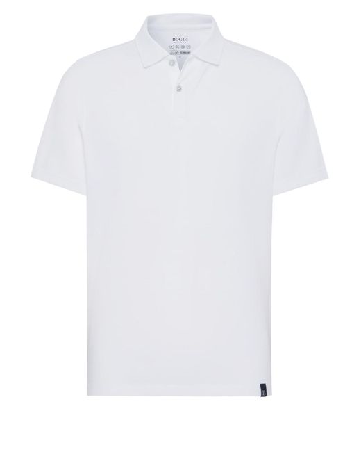 Boggi Poloshirt in White für Herren