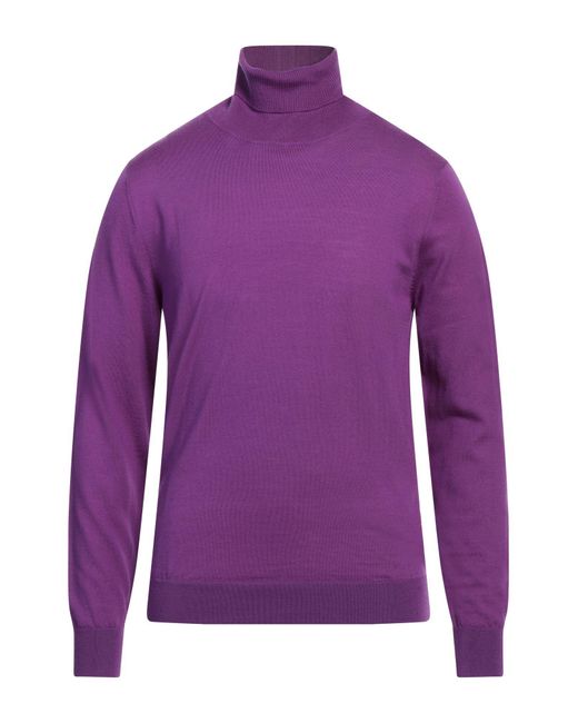 AT.P.CO Purple Turtleneck for men