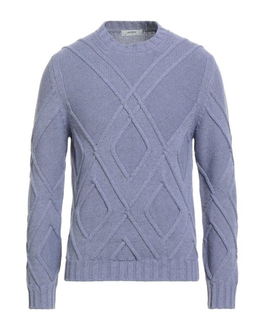 Pullover Alpha Studio de hombre de color Blue