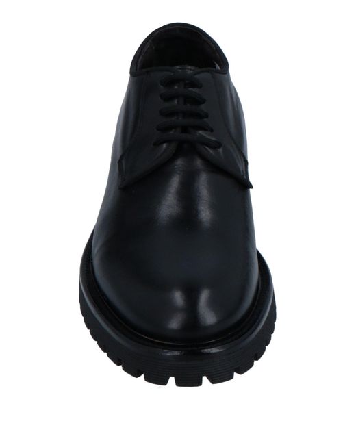 Exton Black Lace-Up Shoes for men