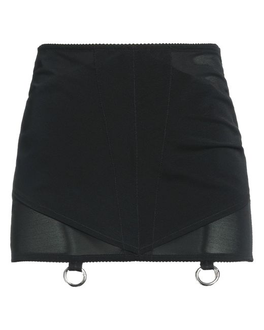 Del Core Black Mini Skirt