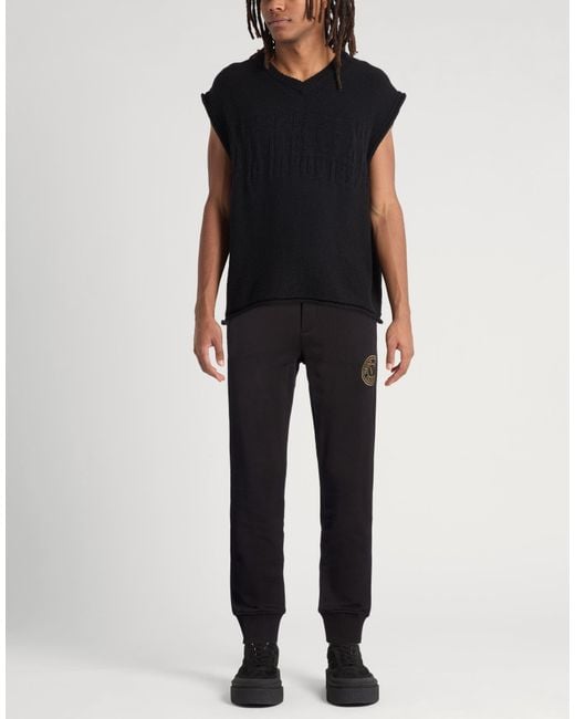 Versace Jeans Couture Black Pants Cotton for men